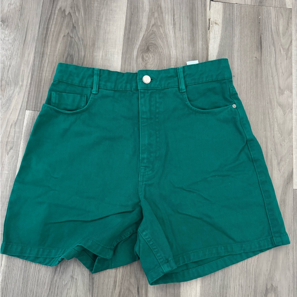 Zara Emerald Green Shorts